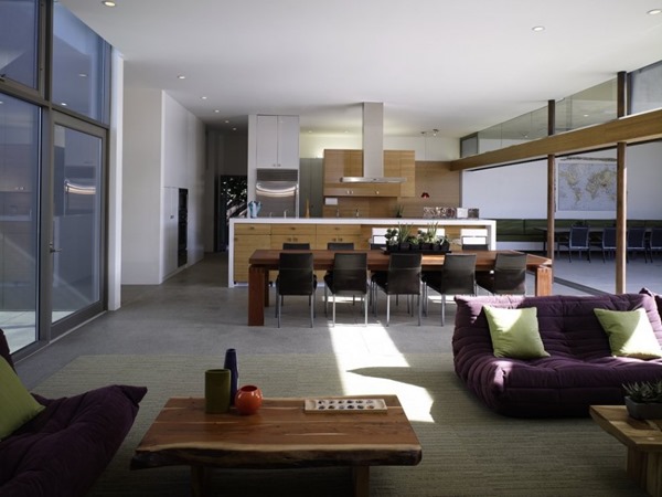 Casa sostenible Yin-Yang / Brooks Scarpa cocina-integrada