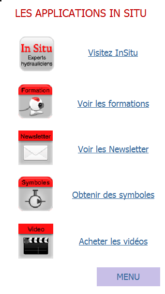 Android application CALCULS HYDRAULIQUES screenshort