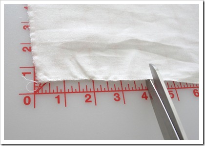 cutting muslin