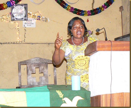 Pastor Ngalula teaching