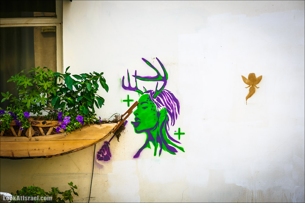 Тель Авивские граффити. LookAtIsrael.com - Фото путешествия по Израилю