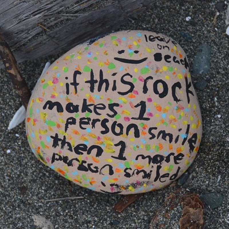 Qualicum Beach Smiling Rock