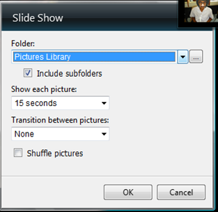 slideshow on desktop