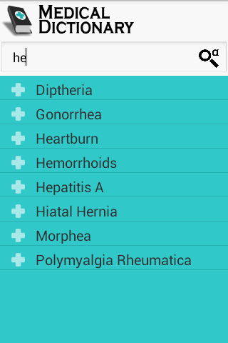 Medical Dictionary - screenshot
