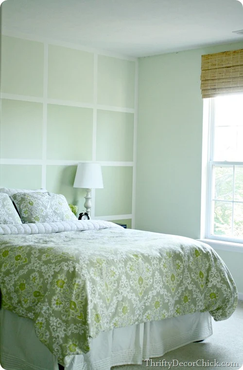 Ombre wall, Dew White Porter Paints