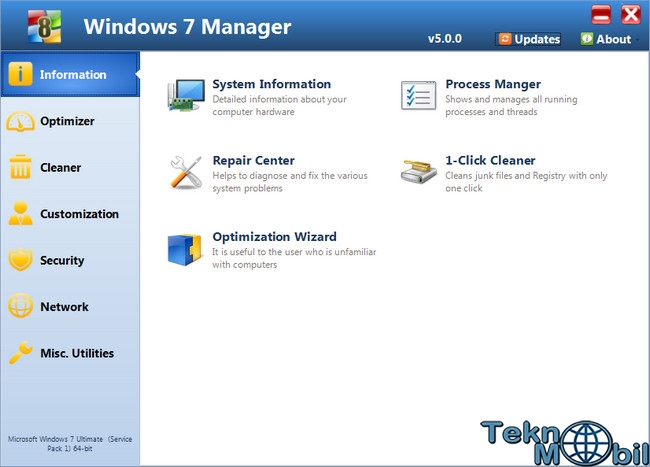 Windows 7 Manager