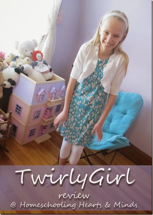 Ready to accessorize-TwirlyGirl Dresses review at Homeschooling Hearts & Minds