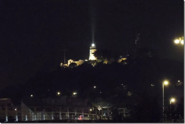 夜裡的東望洋燈塔