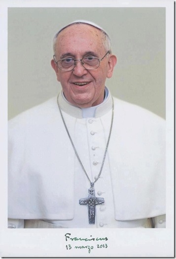 Papa Franciscus [foto oficial]