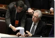 Dino Piero Giarda e Mario Monti
