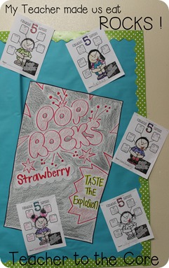 My teacher fed us rocks today and other great 5 senses activities and informational reading