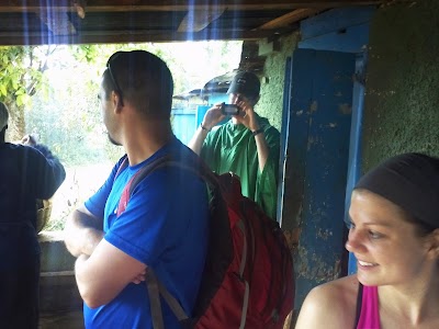 Jimmy & Jenna under the overhang