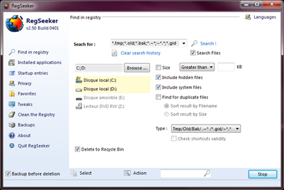 RegSeeker Free Registry Cleaner Download