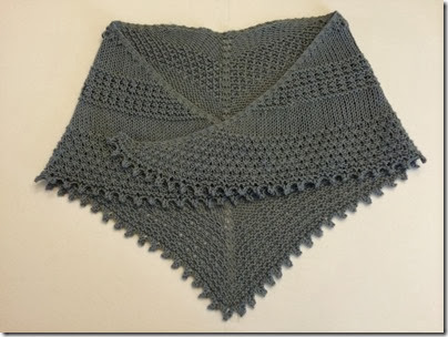 Triplicity Shawl Complete