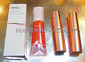 Fancl Moisture Rouge and lip gloss
