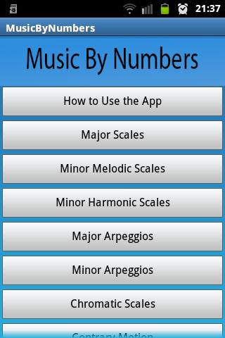 Music By Numbers: Scales Guide