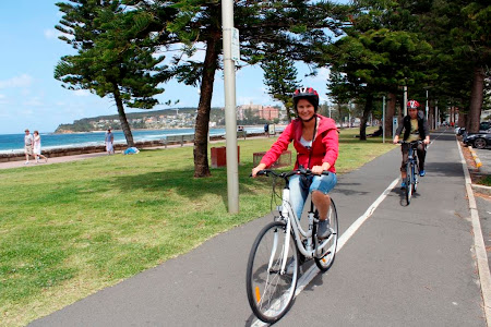 Obiective turistice Sydney: Cu bicicleta prin parcurile naturale de pe coasta