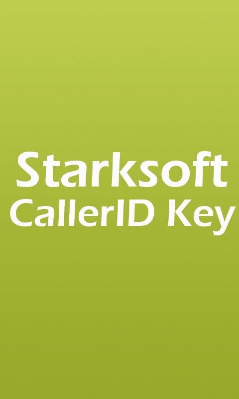 Android application Smart CallerID Pro Key screenshort