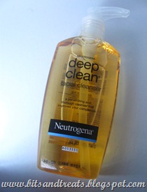 neutrogena deep clean facial cleanser, by bitsandtreats