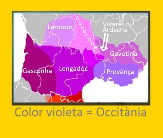 Mapa d'Occitània
