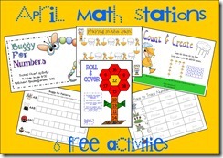 April Math Stations