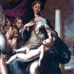 90 - Parmigianino - Madonna del cuello largo