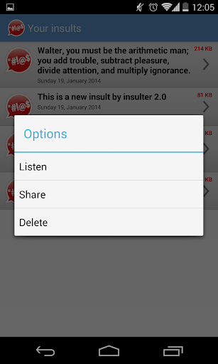 【免費娛樂App】Insulter 2.0-APP點子