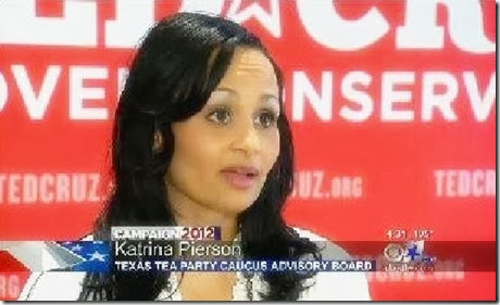 Katrina Pierson Campained for Ted Cruz