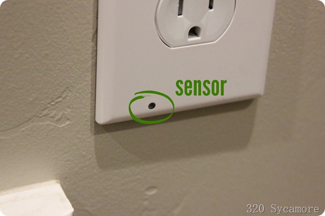 sensor on snap light