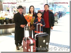 Guo-quan's wife and son 2012-01