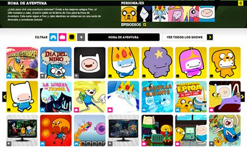 Juegos Hora de Aventura de Cartoon Network