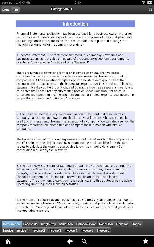 Android application Finance Tools screenshort