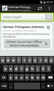 Lastest German-Portuguese Dictionary APK for Android