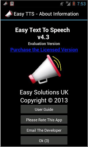 【免費生產應用App】Easy Text To Speech Pro-APP點子