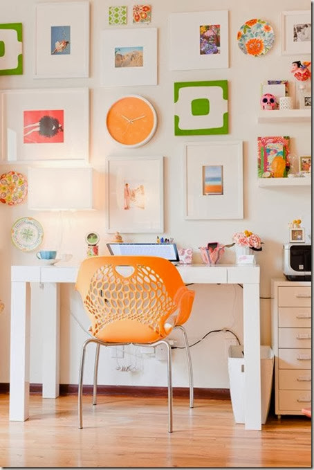 Home-Office-With-Bright-Orange-Accents-at-Awesome-Colorful-Home-Office-Design-Ideas-682x1024