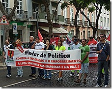 oclarinet. Marcha Contra o Desemprego 8. Out 2012