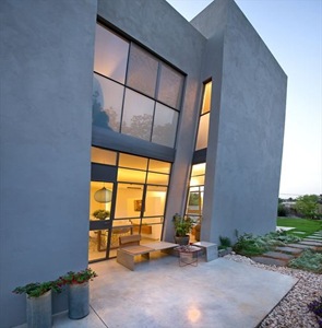 Fachada H House fachada casa moderna H House de Sharon Newman Architects