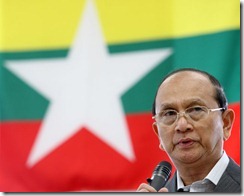 President Thein Sein Burma earthquake