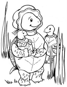 TURTLES COLORING