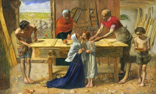John Everett Millais Christ in the House of His Parents `The Carpenter s Shop Google Art Project s