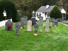 Brewster cottages gravestones