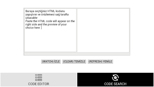 HTML CODE EDİTOR TRİAL