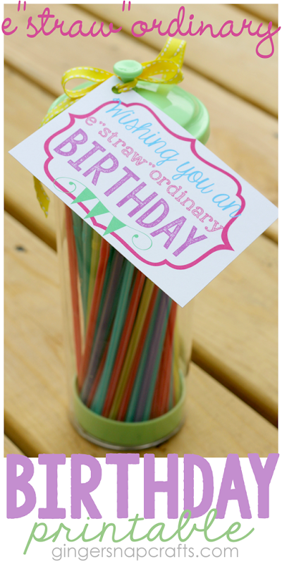 Estrawordinary Birthday Printable at GingerSnapCrafts.com #printable #birthday #giftidea