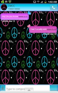 How to mod GO SMS - Peace N Love Hearts 1.1 mod apk for bluestacks