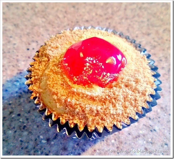 cherry cheesecake cupcake 2