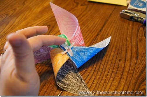 Simple Paper Pinwheel Craft for Kids Simple Paper Pinwheel Craft for Kids