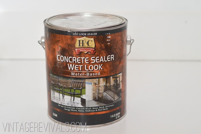 How To Paint and Clean Concrete Floors Full Tutorial @ Vintage Revivals-13