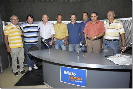 01/06/2012 - NATAL - EQUIPE RADIO GLOBO.<br />FOTO: ALBERTO LEANDRO/H/SELECIONADAS