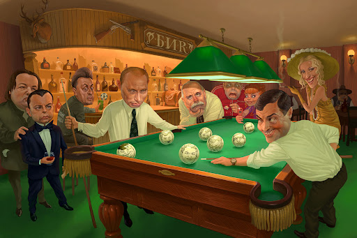 Сатира в работах иллюстратора Владимира Казака