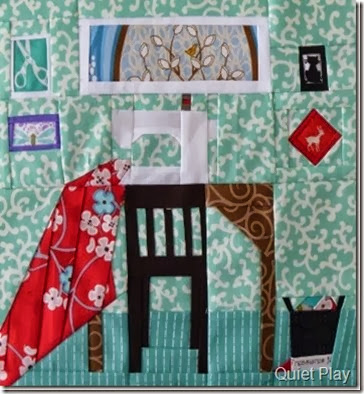 A Quiet Play Sewing Room Paper Pieced of course
